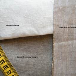 Bolster Neckroll Pillow Case, Cover. For Round Bolster - Neckroll. Size & Color Options. Pure Flax Linen, 100% Linen - thumbnail 3