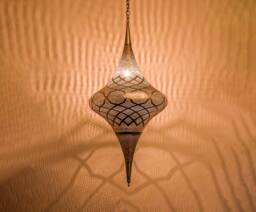 Handmade Moroccan Brass Pendant Lamp, Unique Home Decor Chandelier Fixture, Elegant Morocco Lighting, Ceiling Lamp - thumbnail 1