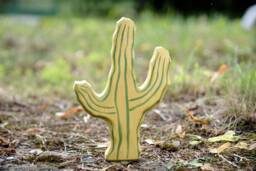 Cactus Toy - Wooden Pretend Play Playscape Dadakacraft Waldorf & Montessori Inspired Kids - thumbnail 1