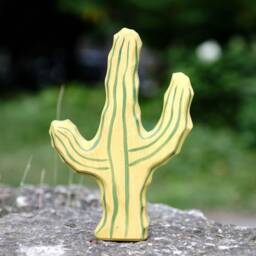 Cactus Toy - Wooden Pretend Play Playscape Dadakacraft Waldorf & Montessori Inspired Kids - thumbnail 4