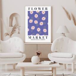 Flower Market Print, Botanical Floral Decor, Poster, Boho New Home Gift, Art, Decor - thumbnail 3