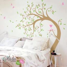 White Wall Tree Decals - Large White For Art On Decor Nt009 - thumbnail 3