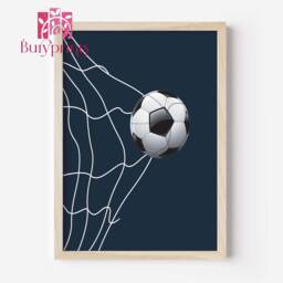 Personalized Football Prints Teen Boy Bedroom Decor, Set Of 3 - thumbnail 2