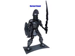 Spartan Warrior Ancient Greece. 7 Inches High. 100% Handmade. Greek Warriors Are Made Out Of Scrap Metal - thumbnail 1