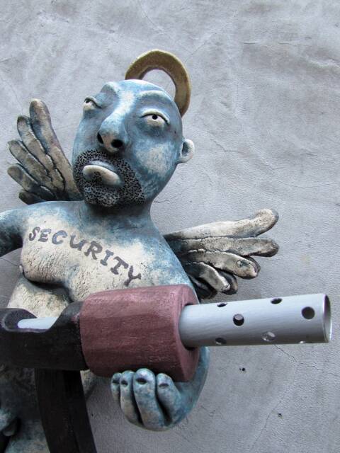 Ceramic Guardian Angel - image 1