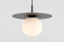 Zoe Ceiling Pendant Hanging Light Black Kitchen Island Fixture Disc Lamp Shade - thumbnail 1