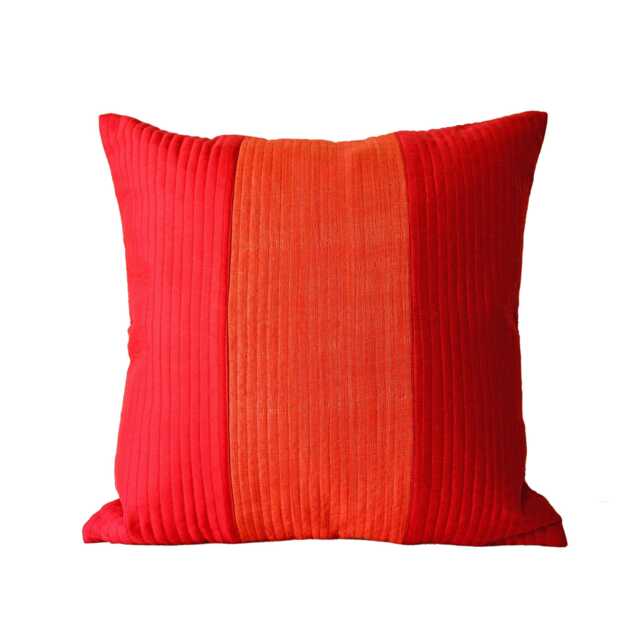 Red Pillow Cover, Throw Cover 20x20, Cushion Red, Decorative Pillows For Couch, 18x18 Rust 16x16 - image 1