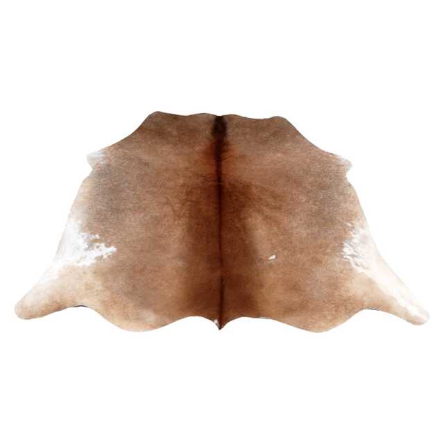 Authentic Large Brown & White Cowhide Rug - Statement Piece For Sophisticated Decor - 43x50 - image 1