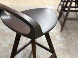 Mid Century Modern Swivel Counter Stool Tractor Seat Bar Stool, Usa Made - thumbnail 1