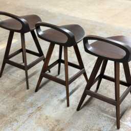 Mid Century Modern Swivel Counter Stool Tractor Seat Bar Stool, Usa Made - thumbnail 2
