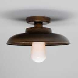 Darya Industrial Brass Ceiling Light 12.5'' Ip65 - thumbnail 3
