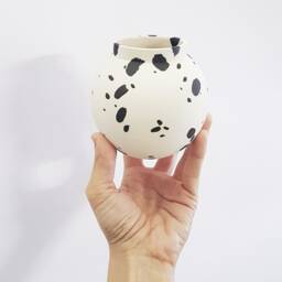 Minimalist Vase, Ceramic Flower Pot, Modern Home Decor, Bud Scandinavian Ceramics & Pottery Vases - thumbnail 2