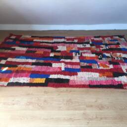 Moroccan Rug Boujaad/Antique Wool Rug Bohemian Berber Atlas Vintage 152 X 256 cm 4.98 8.39 Ft Bouj 502 - thumbnail 3
