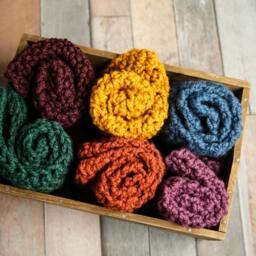 Chunky Butterscotch Baby Blanket Newborn Photography Prop - thumbnail 3