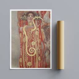 Hygieia By Gustav Klimt - Wall Art Wrapped Framed Canvas Rolled Photo/Poster Print - thumbnail 3