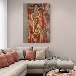 Hygieia By Gustav Klimt - Wall Art Wrapped Framed Canvas Rolled Photo/Poster Print - thumbnail 2