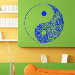 Cool All Language Peace Love Sign Typography Wall Sticker Vinyl Mural Decal Home House Apartment Art Decor Free Shipping L066 - thumbnail 1