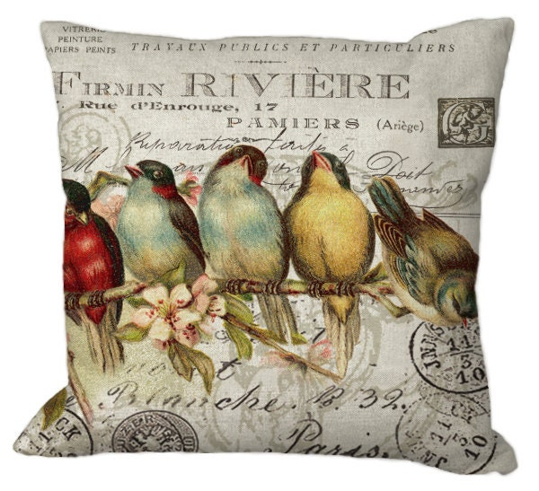 Birds in A Row On Invoice Choice Of 16x16