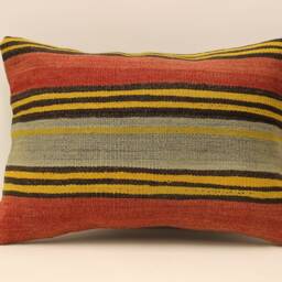 Throw Lumbar Kilim Pillow 14x20 Inch(35x50 cm Bohoturkish Kilim Pillowcover Chair Small Oblong Cushion Cover Tribal Pillow 4Bef-273 - thumbnail 2