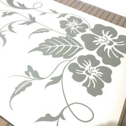 Floral Wall Decal, Floral Stickers, Decor, Bathroom Art, Flower Sticker, Decals - thumbnail 2
