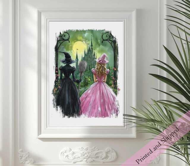 Wicked Witch, Wizard Of Oz Home Decor, Emerald City Art, Poster Art Print - image 1