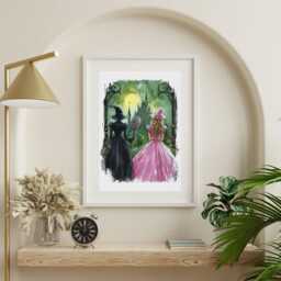 Wicked Witch, Wizard Of Oz Home Decor, Emerald City Art, Poster Art Print - thumbnail 3