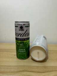 Gordons Gin Can Candle - Burns For >50 Hours Fragrances Hand Crafted Vegan Fathers Day Gift Stocking Filler - thumbnail 1