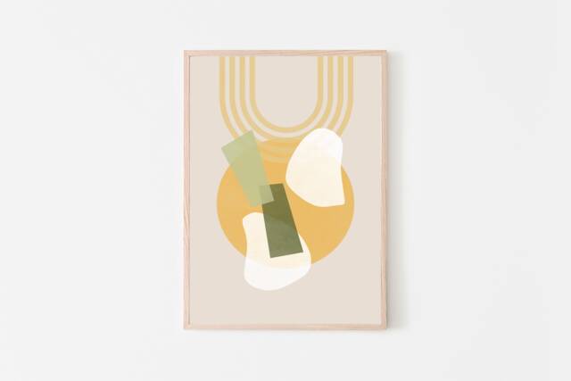 Wonton Noodle Soup Art, Asian Food Modern Chinese Giclee Print, Fine Art Home & Kitchen Decor For The Lover - image 1