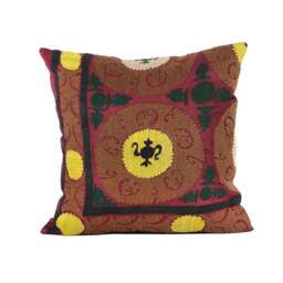 Set Of 4 Pcs, Suzani Pillow Cover, Uzbek Pillow, 20.08 - thumbnail 3