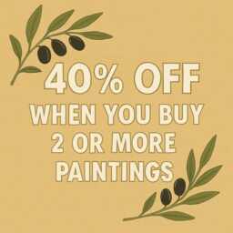 Woman Touches Jesus Painting, Christian Home Decor, Original Canvas Art - thumbnail 2
