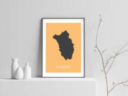 Kilkenny Map Print, County Wall Art - thumbnail 1