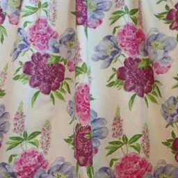 "Floral Decorative Pillow Cover Designers Guild Monticello, Lilac Purple & Green, 20""x 20" - thumbnail 3
