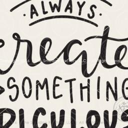 Create Printable File, Something Ridiculously Amazing Diy Print, Craft Room Wall Art, Graphic Overlay, Be Creative - thumbnail 3