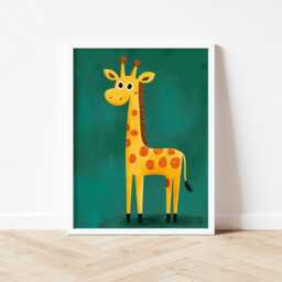 Safari Animal Wall Art Set Of 4 Prints, Lion Elephant Zebra Giraffe Nursery Decor, Jungle Baby Room Art, Neutral Kids - thumbnail 3