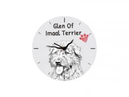 Glen Of Imaal Terrier, Free Standing Mdf Floor Clock With An Image A Dog - thumbnail 1