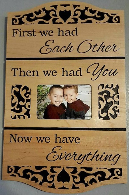 First We Had Each Other Then You Sign, Now Have Everything, Nursery Decor, Home Wall Art, Wooden Wall Decor Signs
