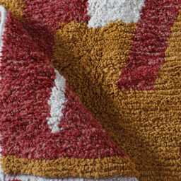 Handmade Boujad Wool Rug Abstract Multicolored Moroccan Carpet - thumbnail 4
