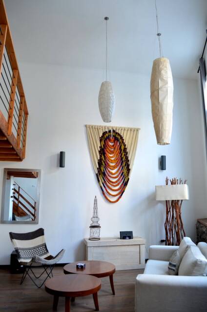 "Large Handmade Wall Hanging - Textile Art Soft Texture Fiber Art, ""Esperanza" - image 1