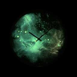 "Scorpio Constellation Glass Wall Clock Luminous Zodiac Art in 10""-24" - thumbnail 2