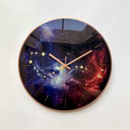 "Scorpio Constellation Glass Wall Clock Luminous Zodiac Art in 10""-24" - thumbnail 3