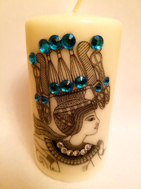 Pharaoh Candle, Ancient Egyptian, Gift
