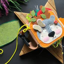 Personalised Felt Quiet Book From 6 Month To 2 Years, Educational Book, Felt Busy Book, Baby Activity / - thumbnail 2