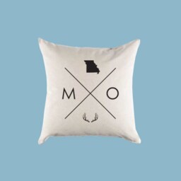 Missouri Mo Home State Canvas Pillow Or Cover - thumbnail 2