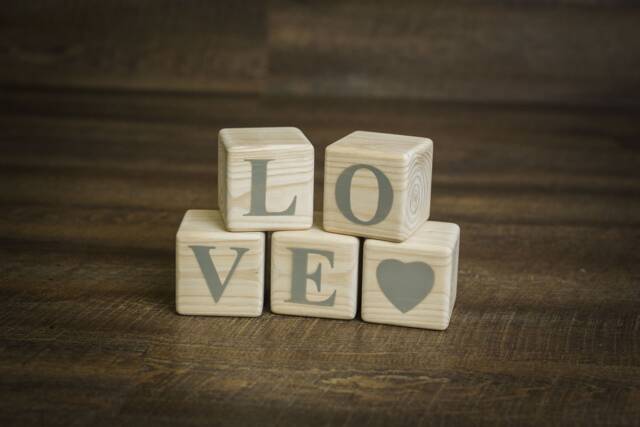 Wooden Cubes, Blocks, Letters & Numbers, Toys, Learning Montessori Kids Room Decorations & Wood Art - image 1
