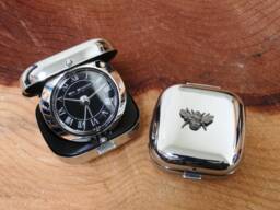 Bumble Bee Design Travel Quartz Movement Alarm Clock Wildlife Birthday Gift 027 Ac