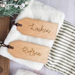 stocking Name Tags, Christmas Gift Tag - thumbnail 2