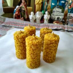 Candles With Roses, Beeswax Candles, For Gifts, Gift Candles, Candles Mom, Candles Her, Wedding Candles, Favor - thumbnail 2