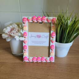Pink Ice Lollies & Fruit Resin Decal Photo Frame 4 X 6 Inches - thumbnail 3