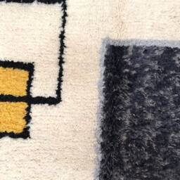Custom Beni Ourain Rug Handwoven Moroccan Wool Carpet - thumbnail 3