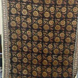 Bohemian Mud Cloth Throw Blanket With Tassels Hand Loomed Block Print Cotton Sofa For Living Room 120x180 cms - thumbnail 3